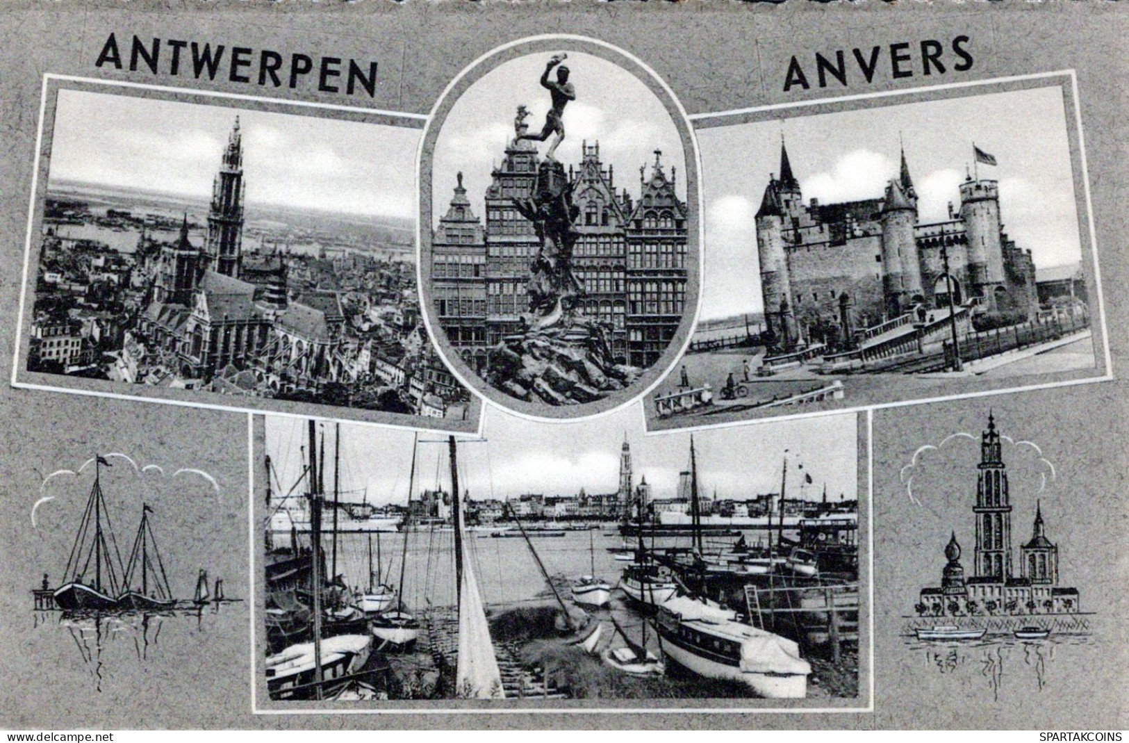 BELGIUM ANTWERPEN Postcard CPA #PAD425.GB - Antwerpen