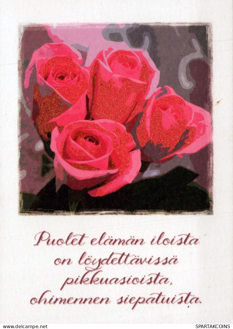 FLOWERS Vintage Postcard CPSM #PBZ883.GB - Flowers