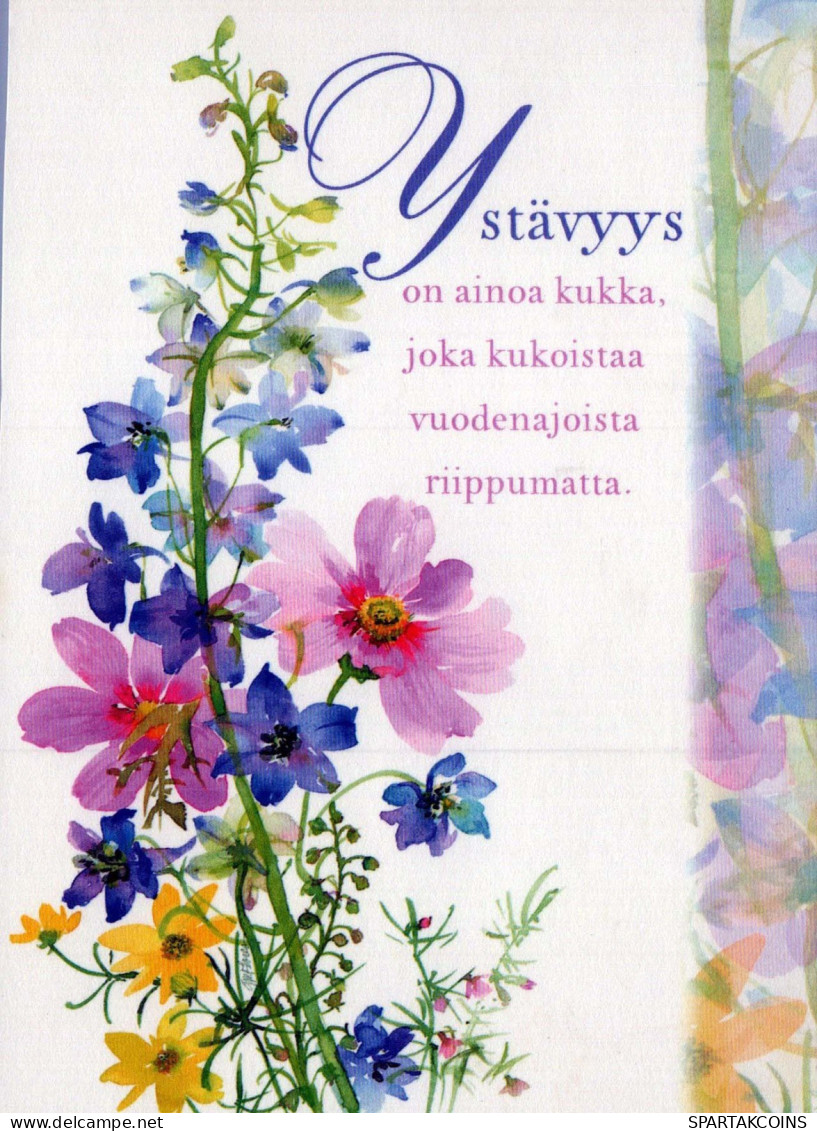 FLOWERS Vintage Postcard CPSM #PAR270.GB - Flores