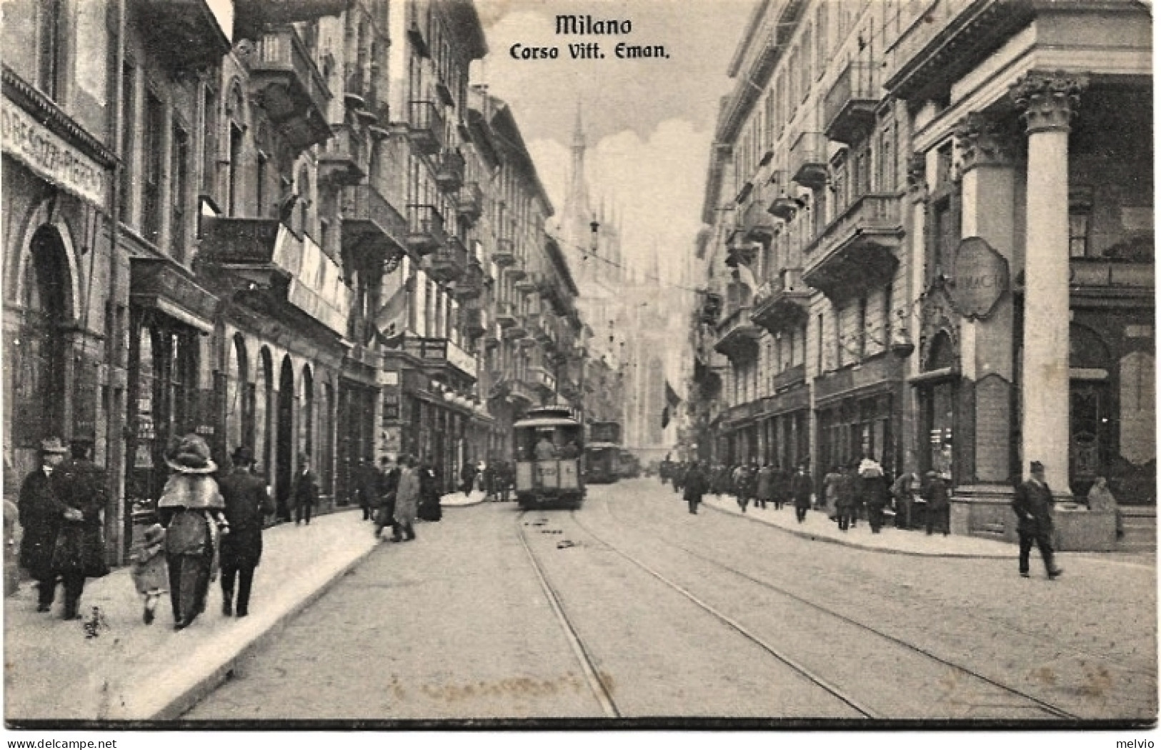 1912-Milano C.so Vittorio Emanuele - Milano (Mailand)