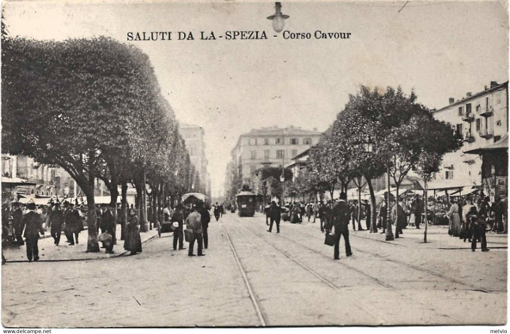 1920circa-La Spezia Corso Cavour, Viaggiata - La Spezia