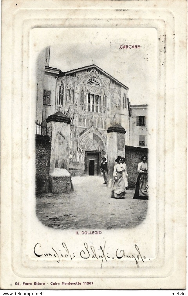 1903-Savona Carcare Il Collegio - Savona