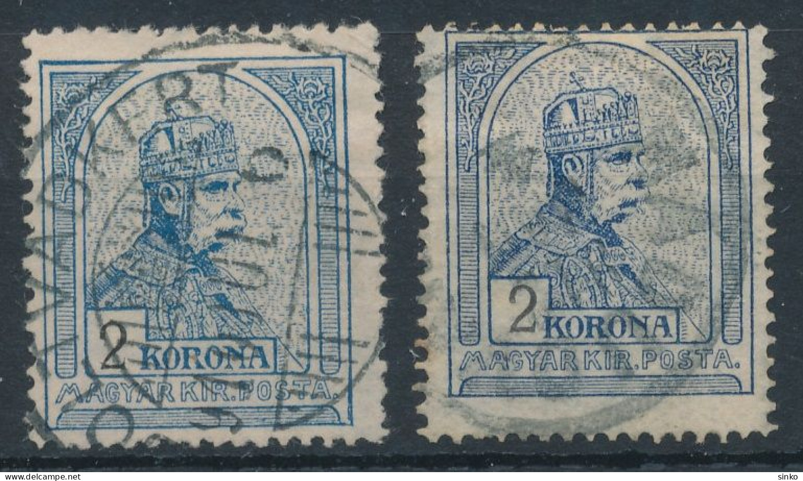 1908. Turul 2K Stamps - Gebruikt