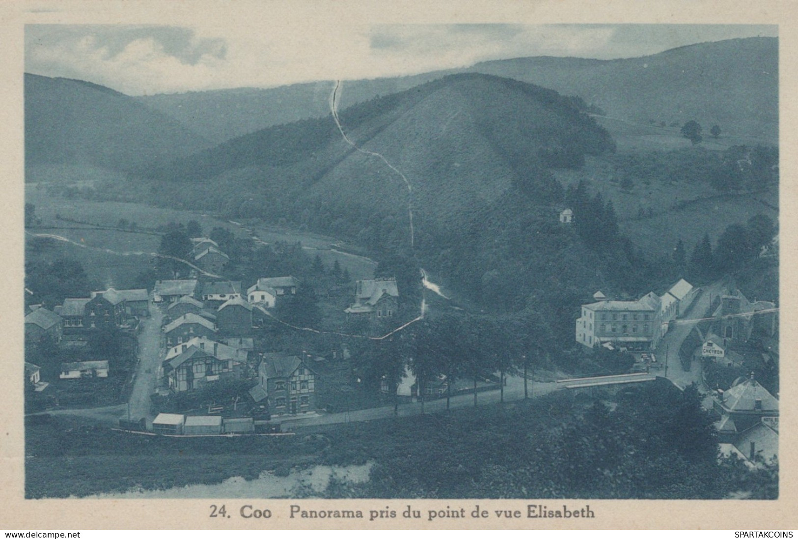 BÉLGICA CASCADA DE COO Provincia De Lieja Postal CPA Unposted #PAD034.ES - Stavelot