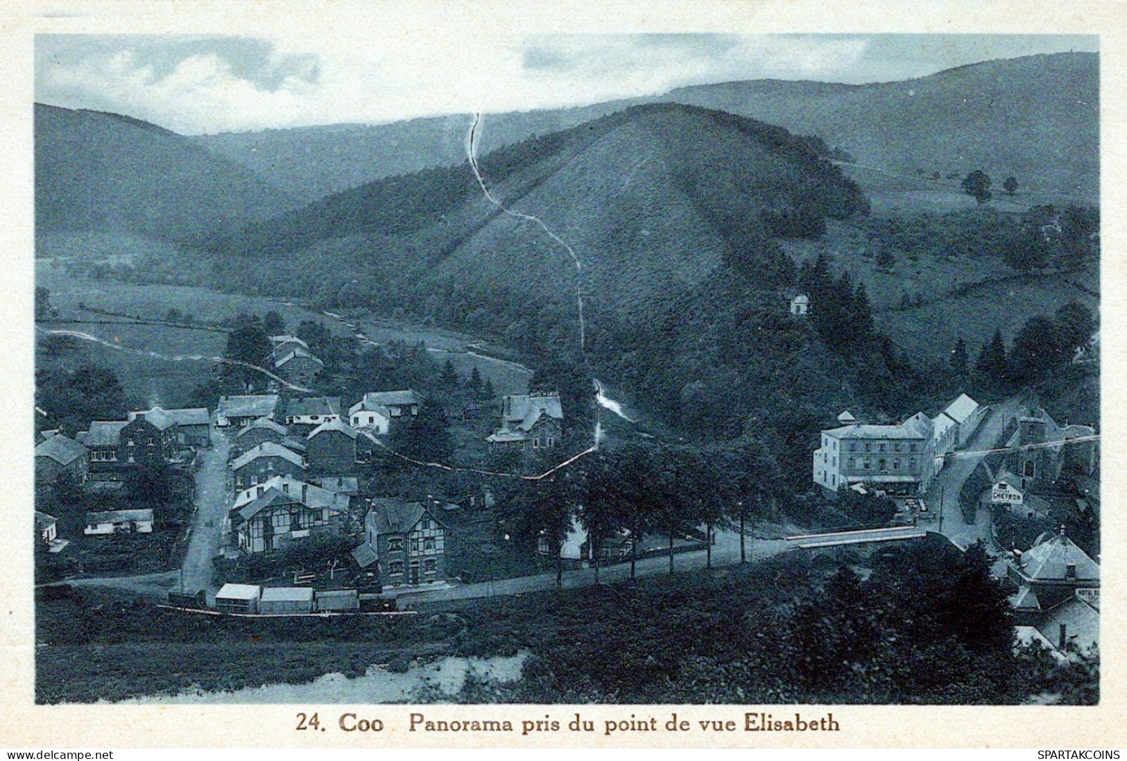 BÉLGICA CASCADA DE COO Provincia De Lieja Postal CPA Unposted #PAD034.ES - Stavelot