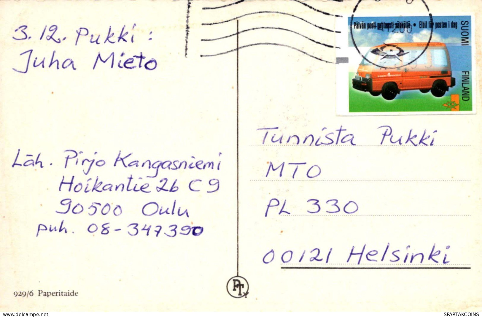 Feliz Año Navidad Vintage Tarjeta Postal CPSMPF #PKD743.ES - Neujahr