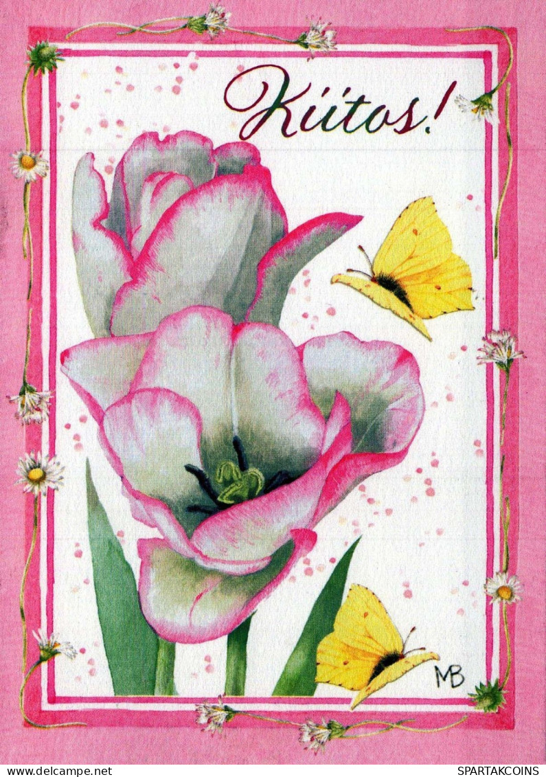 FLORES Vintage Tarjeta Postal CPSM #PBZ460.ES - Flores