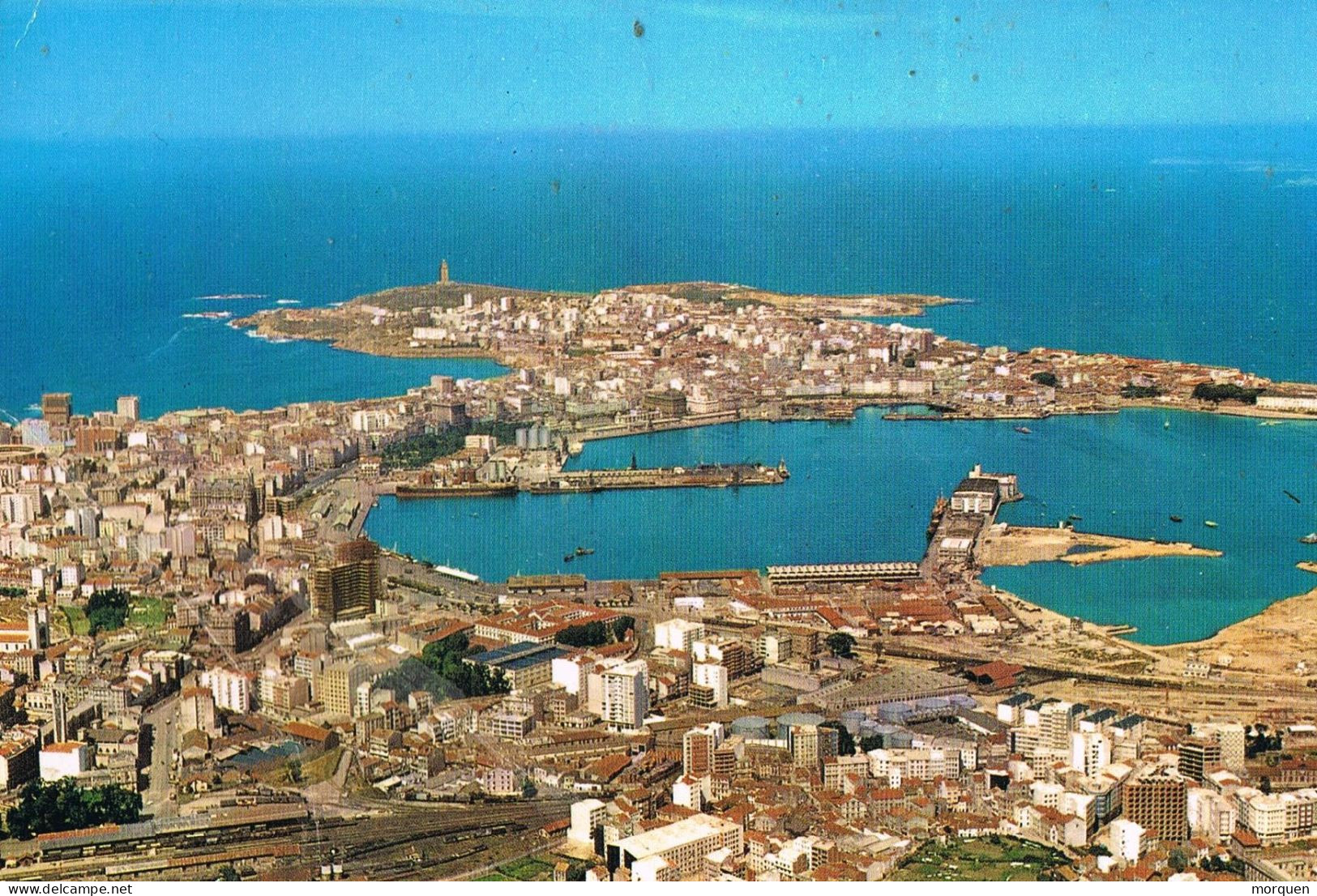 54831. Postal VITORIA (Alava) 1970. Vista De La Coruña General Y Puerto - Cartas & Documentos