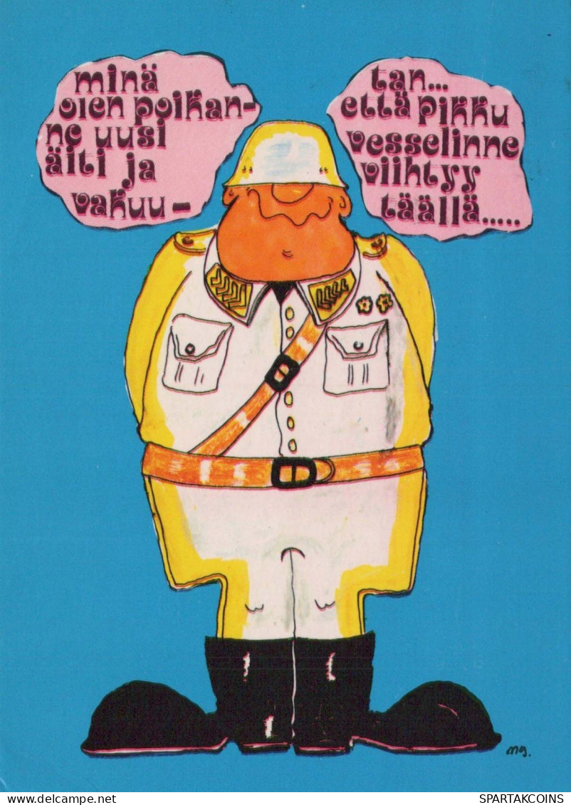 SOLDADOS HUMOR Militaria Vintage Tarjeta Postal CPSM #PBV851.ES - Humour