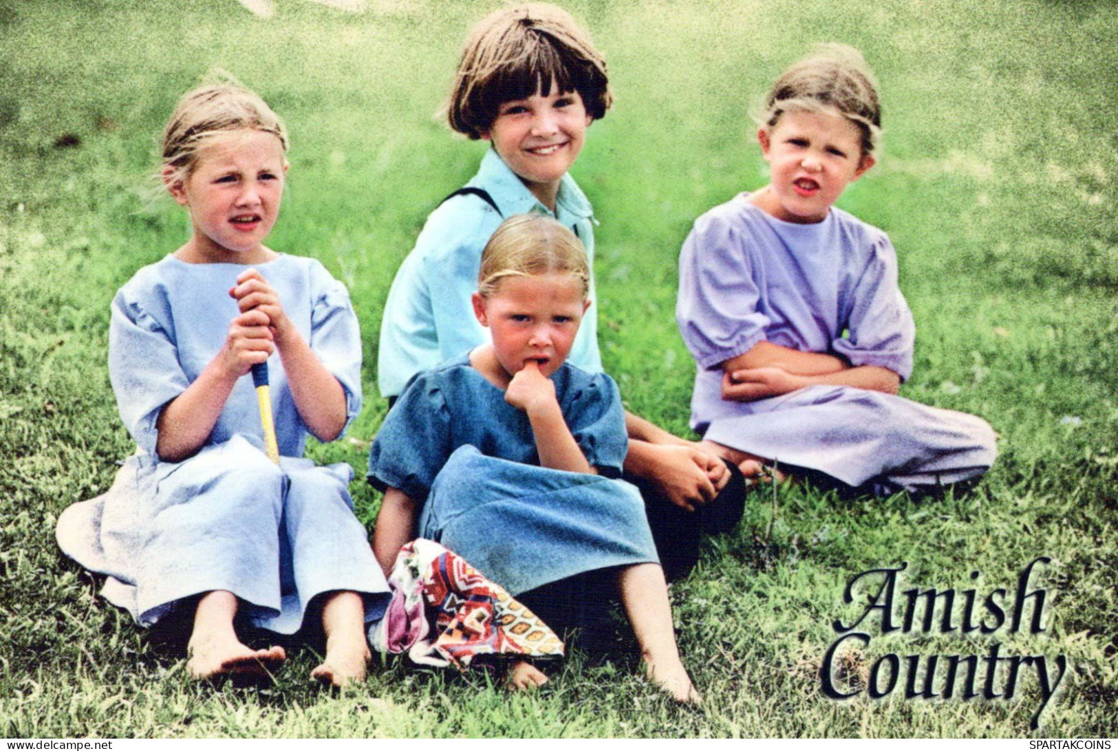 NIÑOS NIÑOS Escena S Paisajes Vintage Tarjeta Postal CPSM #PBT143.ES - Scènes & Paysages