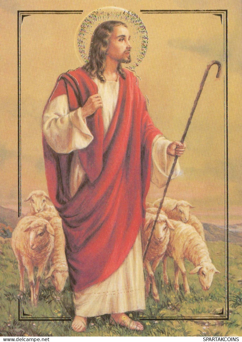 JESUCRISTO Cristianismo Religión Vintage Tarjeta Postal CPSM #PBP757.ES - Jésus