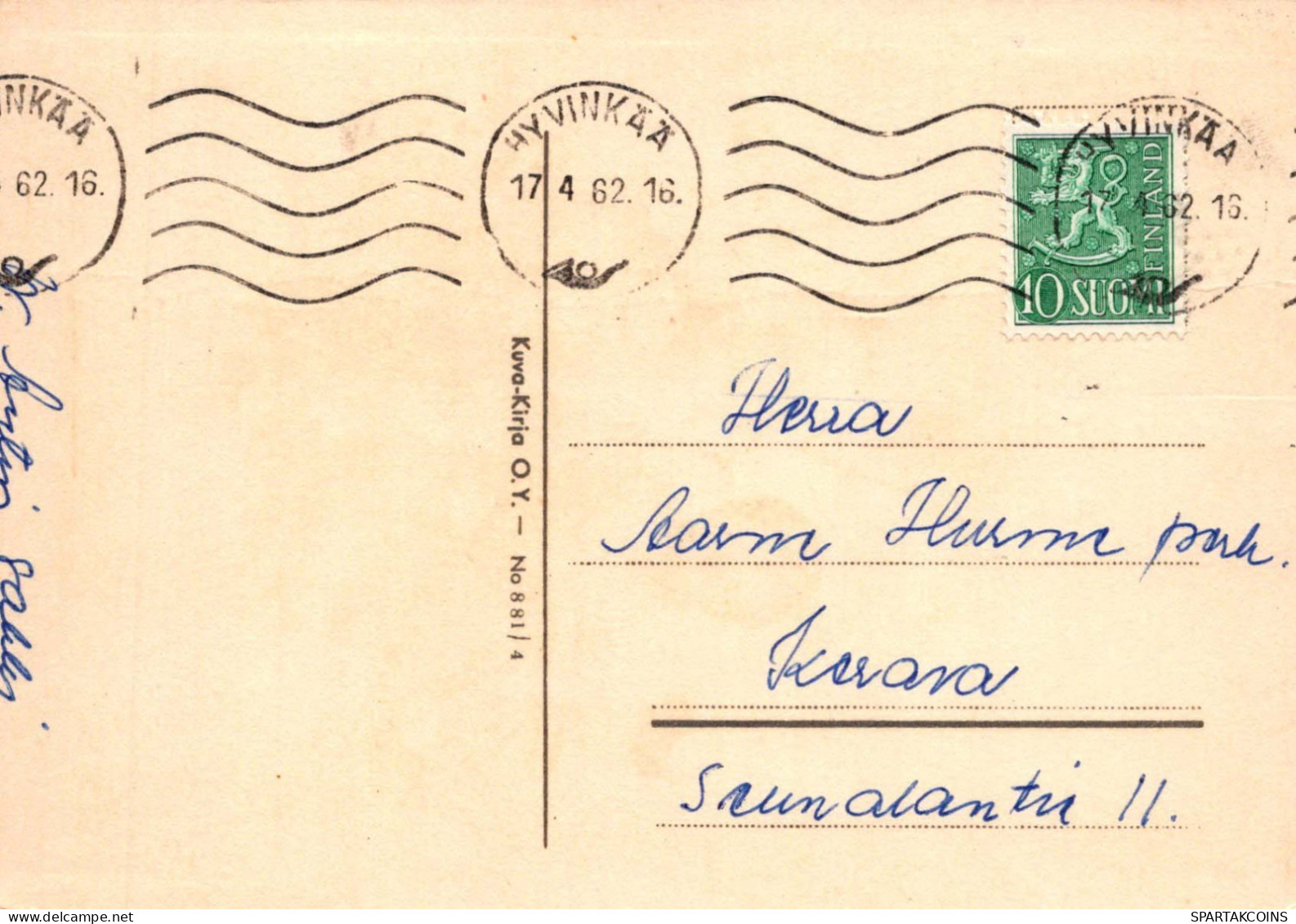 PASCUA POLLO HUEVO Vintage Tarjeta Postal CPSM #PBO687.ES - Ostern