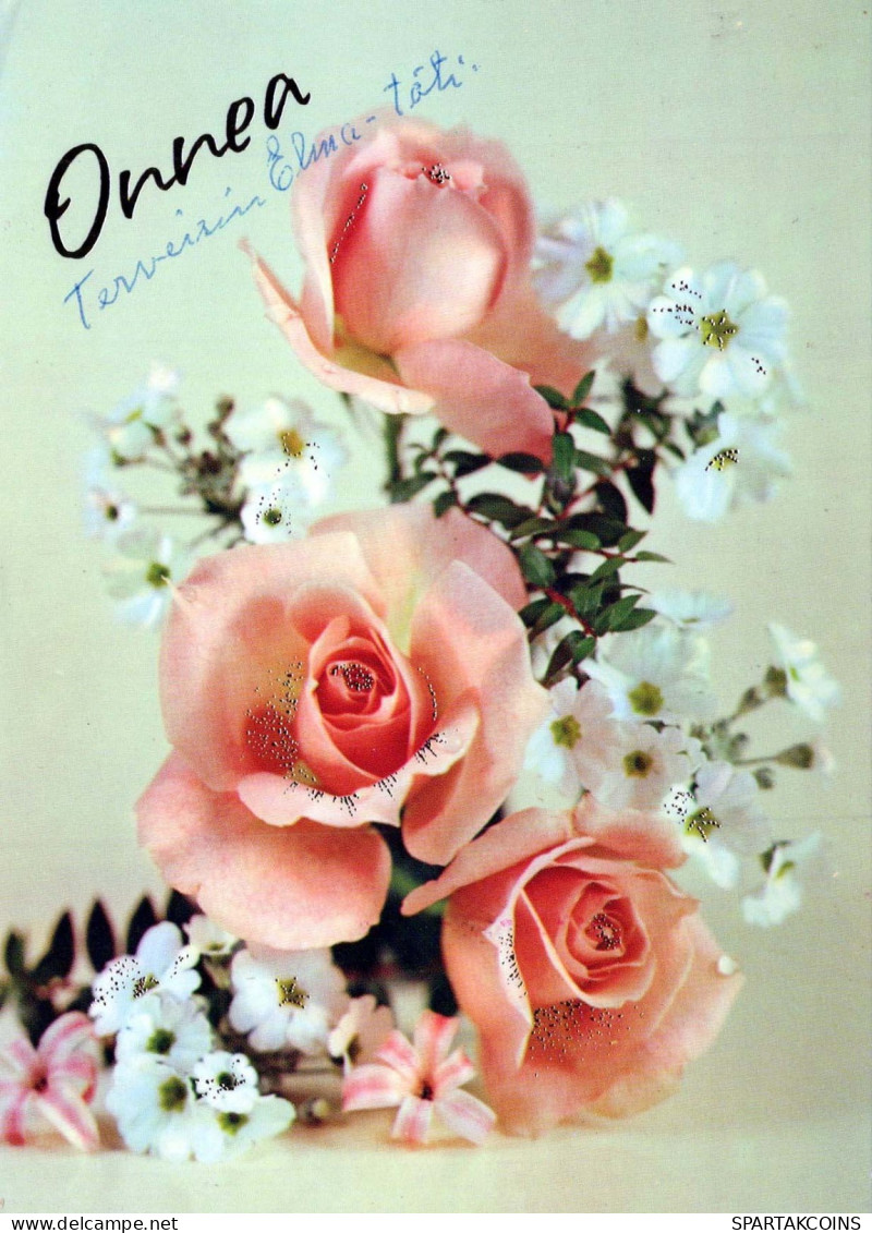 FLORES Vintage Tarjeta Postal CPSM #PAR932.ES - Flores