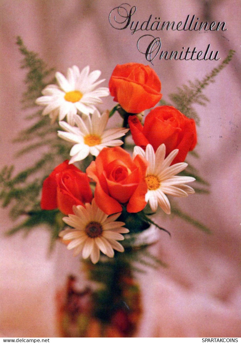 FLORES Vintage Tarjeta Postal CPSM #PAS533.ES - Flores