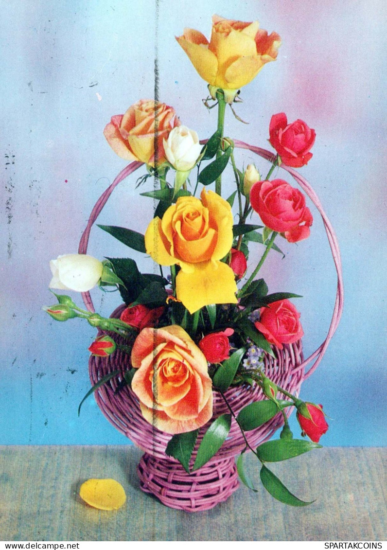 FLORES Vintage Tarjeta Postal CPSM #PAS657.ES - Flores