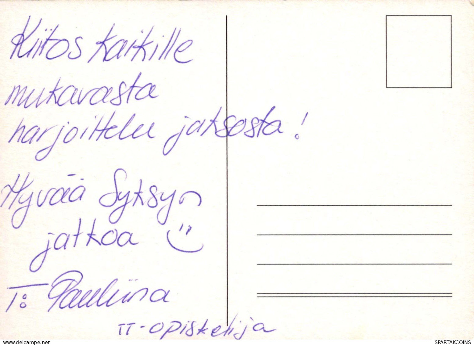 FLORES Vintage Tarjeta Postal CPSM #PAR512.ES - Fiori