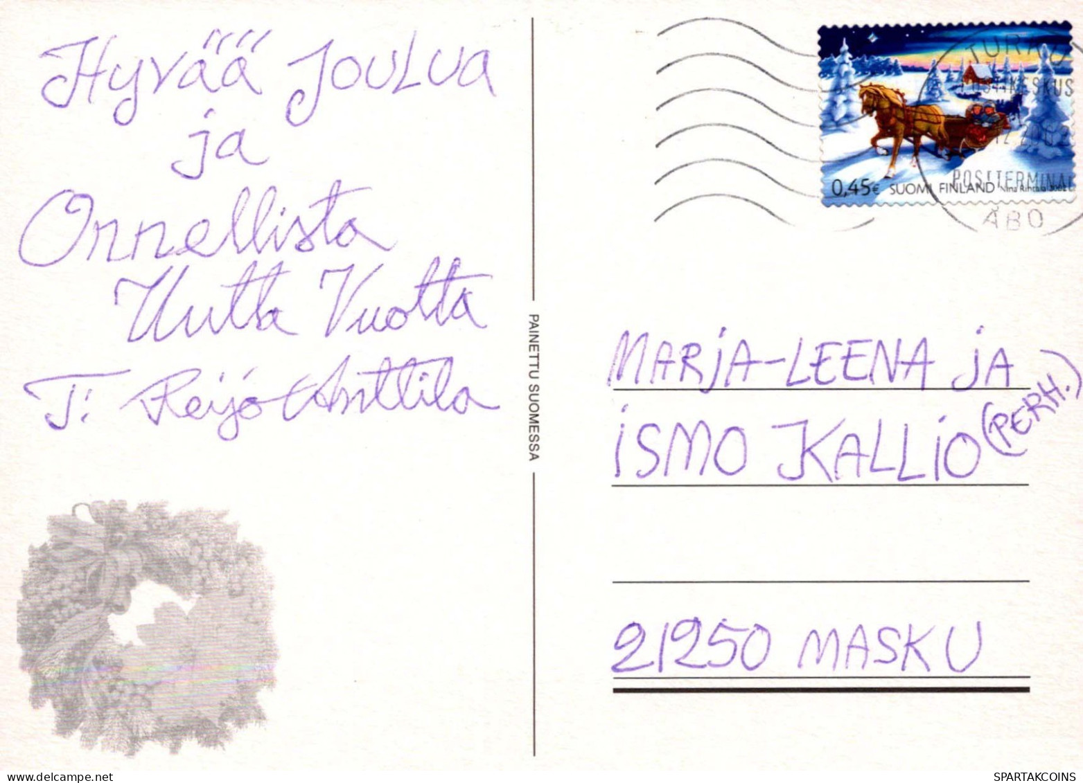 FLORES Vintage Tarjeta Postal CPSM #PAR812.ES - Fiori