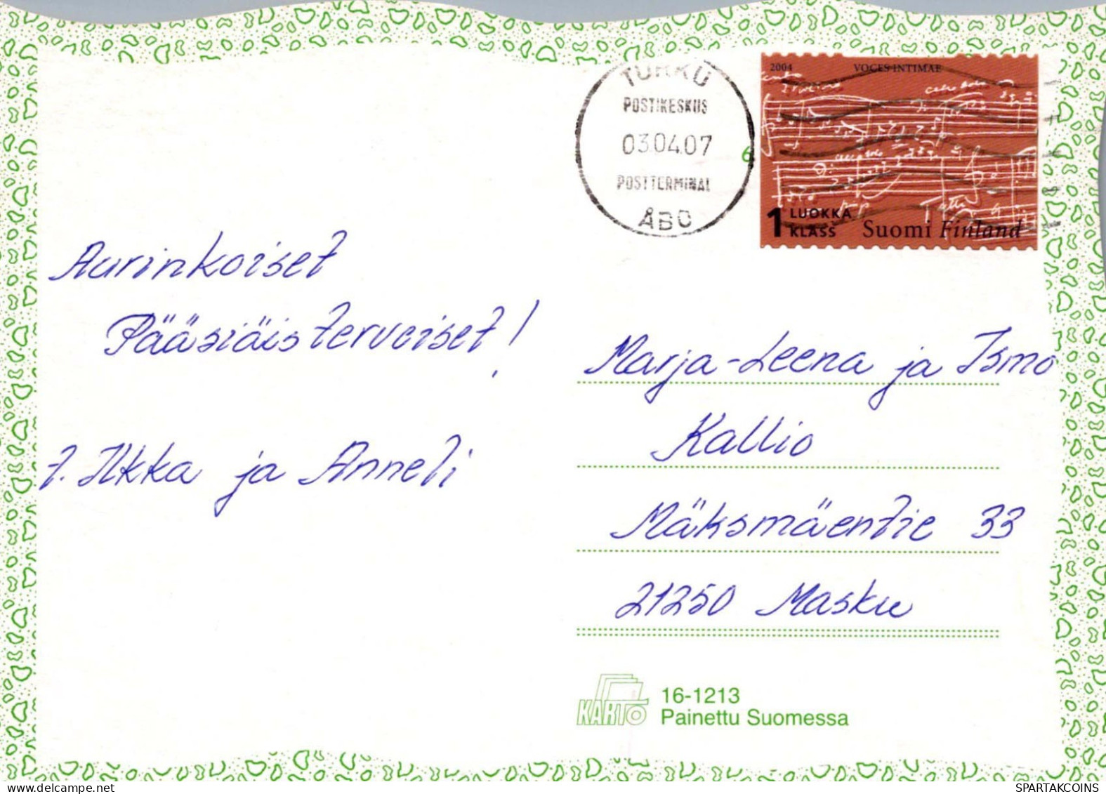 FLORES Vintage Tarjeta Postal CPSM #PAR090.ES - Fiori