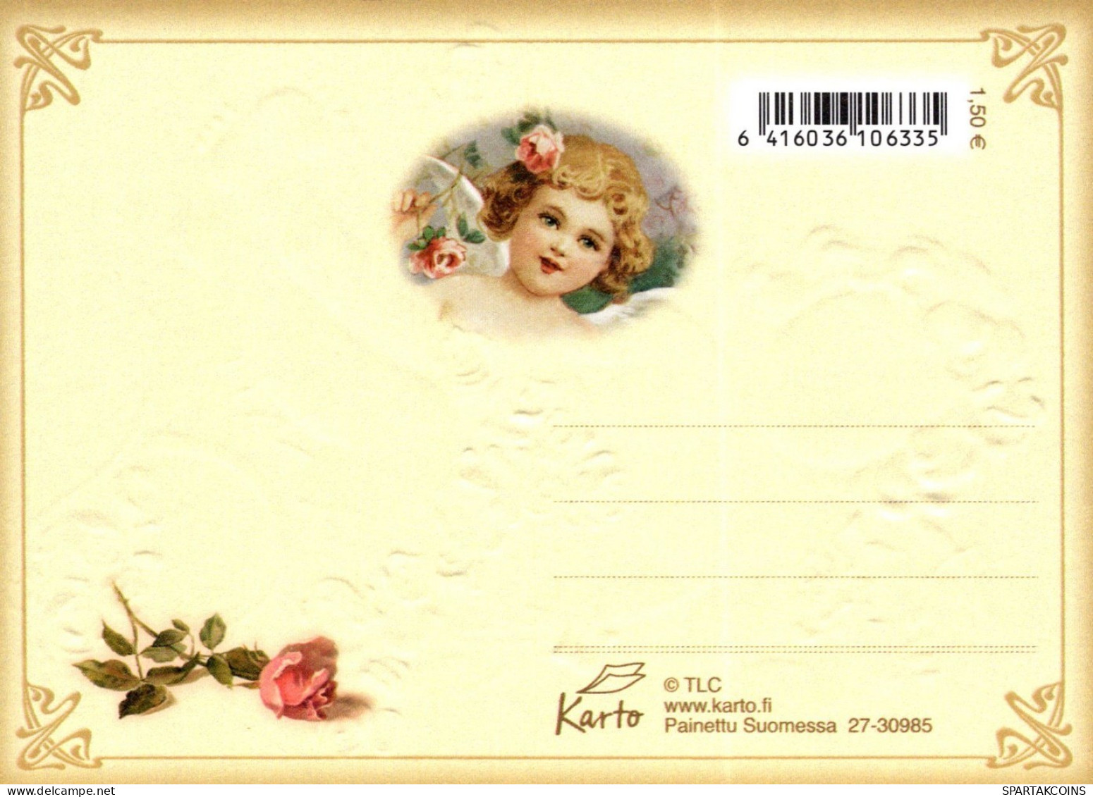 ÁNGEL NAVIDAD Vintage Tarjeta Postal CPSM #PAJ158.ES - Engel