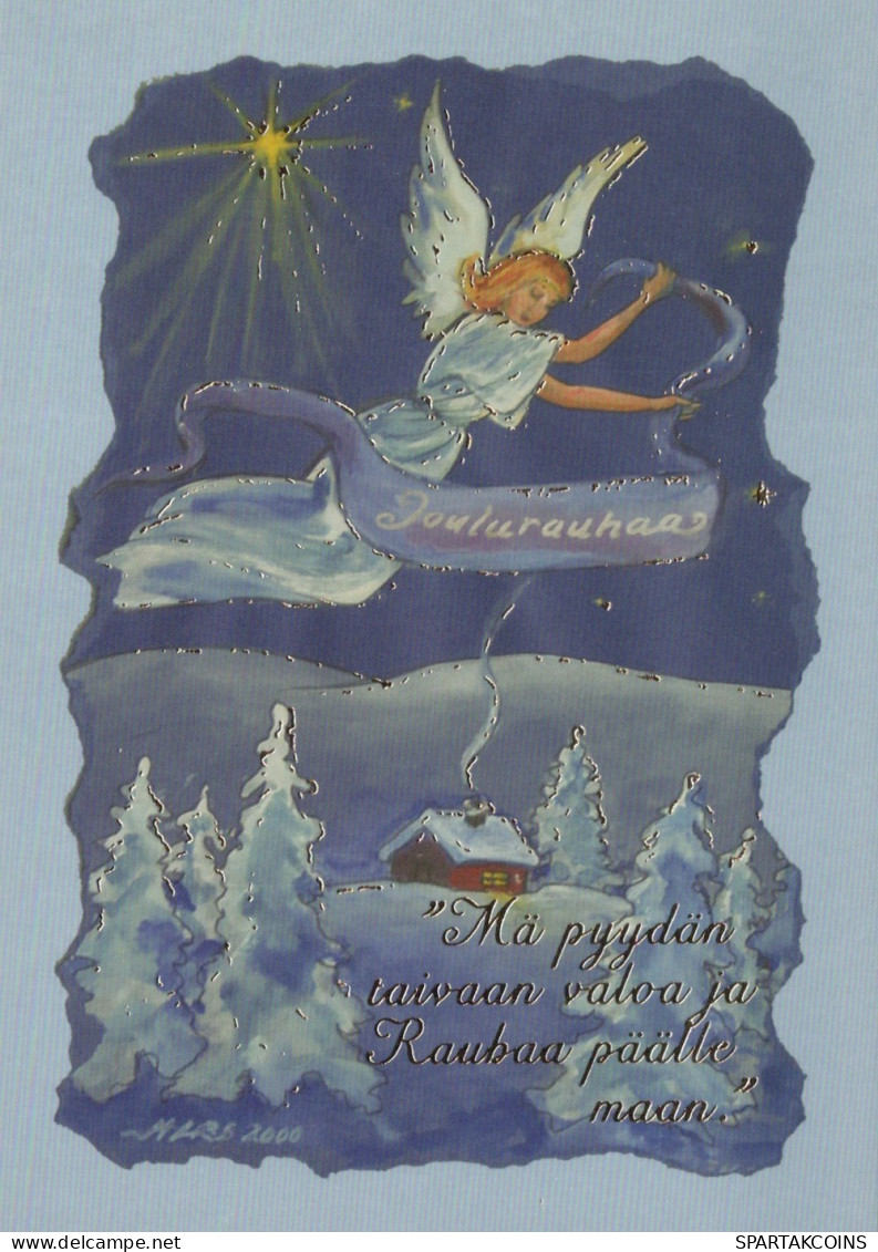 ÁNGEL NAVIDAD Vintage Tarjeta Postal CPSM #PAH533.ES - Engel