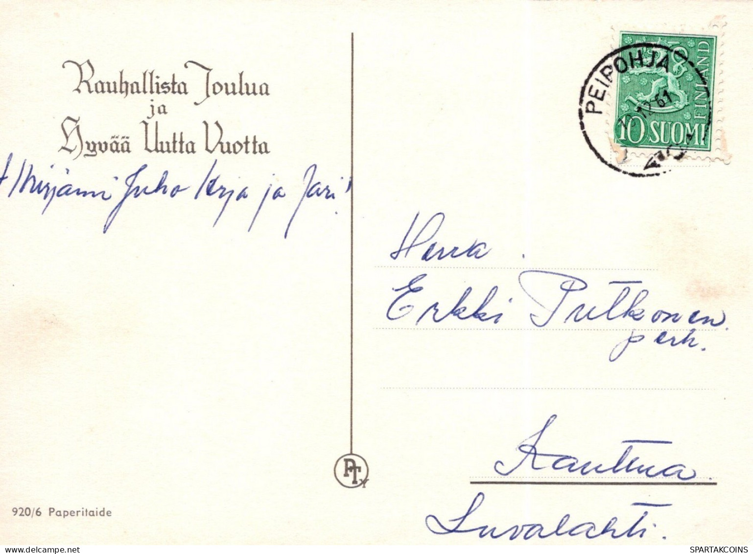 ÁNGEL NAVIDAD Vintage Tarjeta Postal CPSM #PAH593.ES - Engel