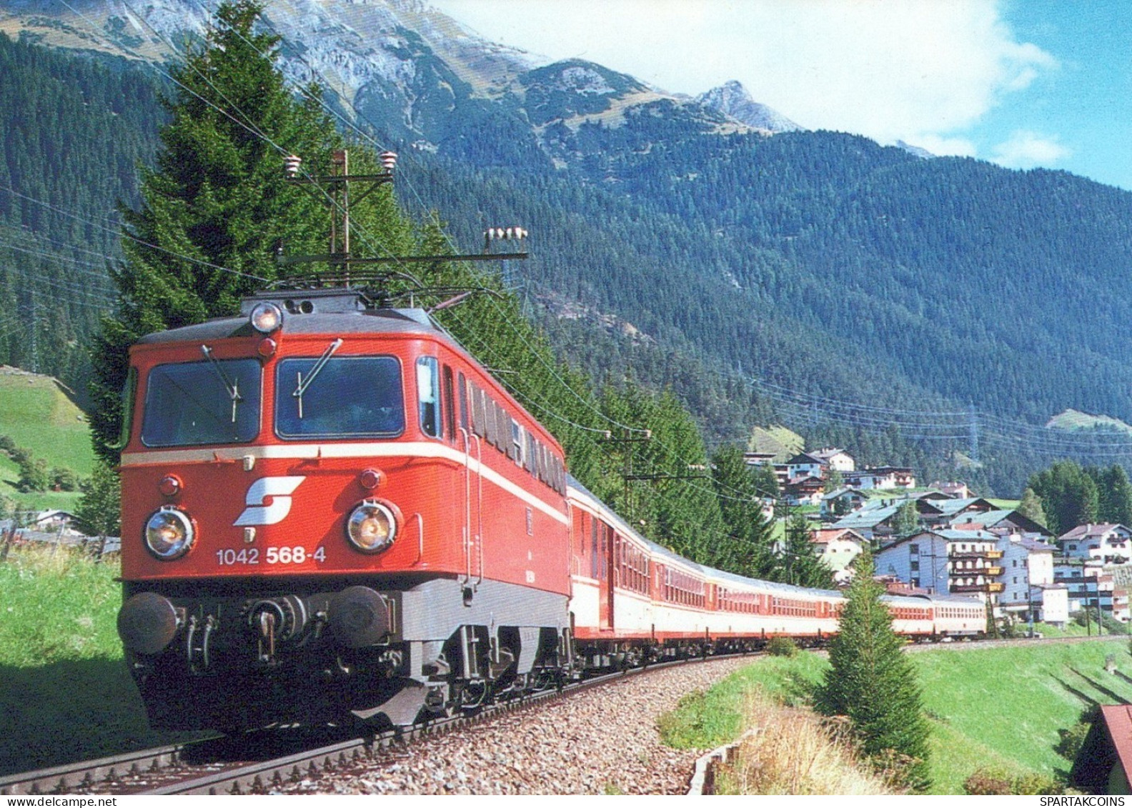 TREN TRANSPORTE Ferroviario Vintage Tarjeta Postal CPSM #PAA836.ES - Eisenbahnen