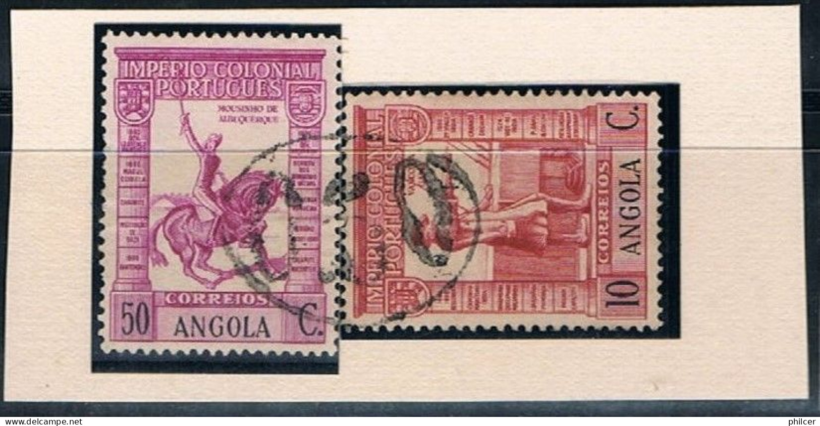 Angola, 1938, # 260, 266, Used - Angola