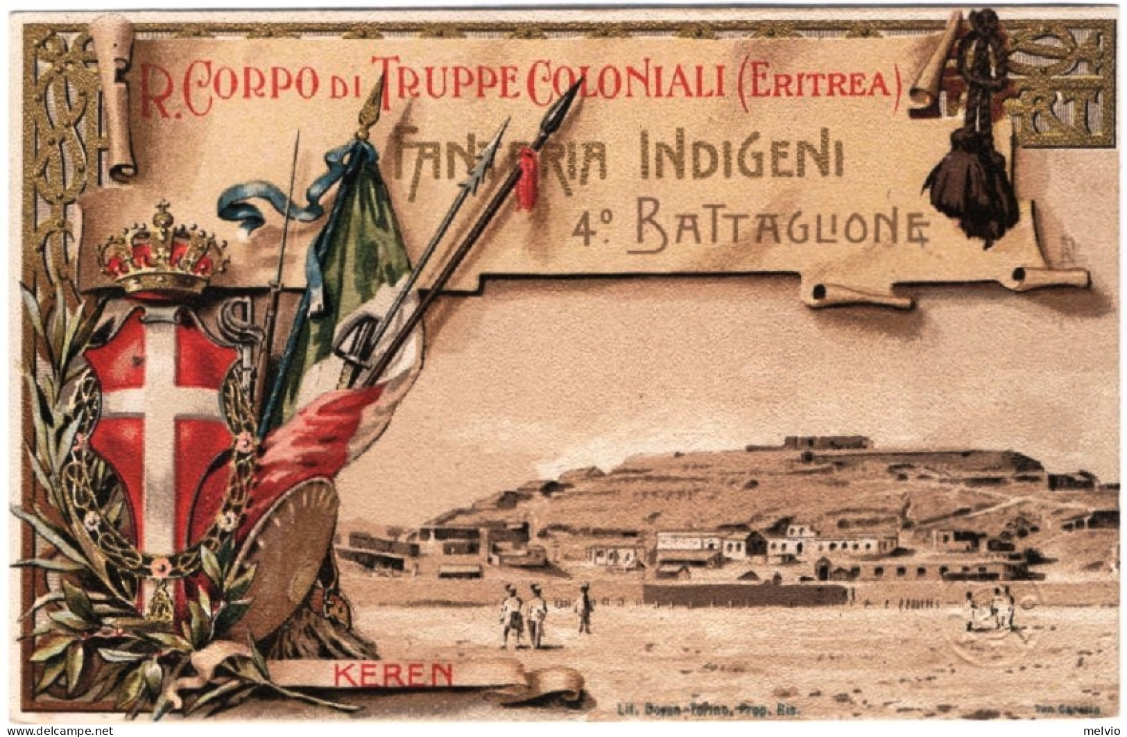 R.Corpo Truppe Coloniali Fanteria Indigeni Keren 4^ Battaglione - Patriotiques