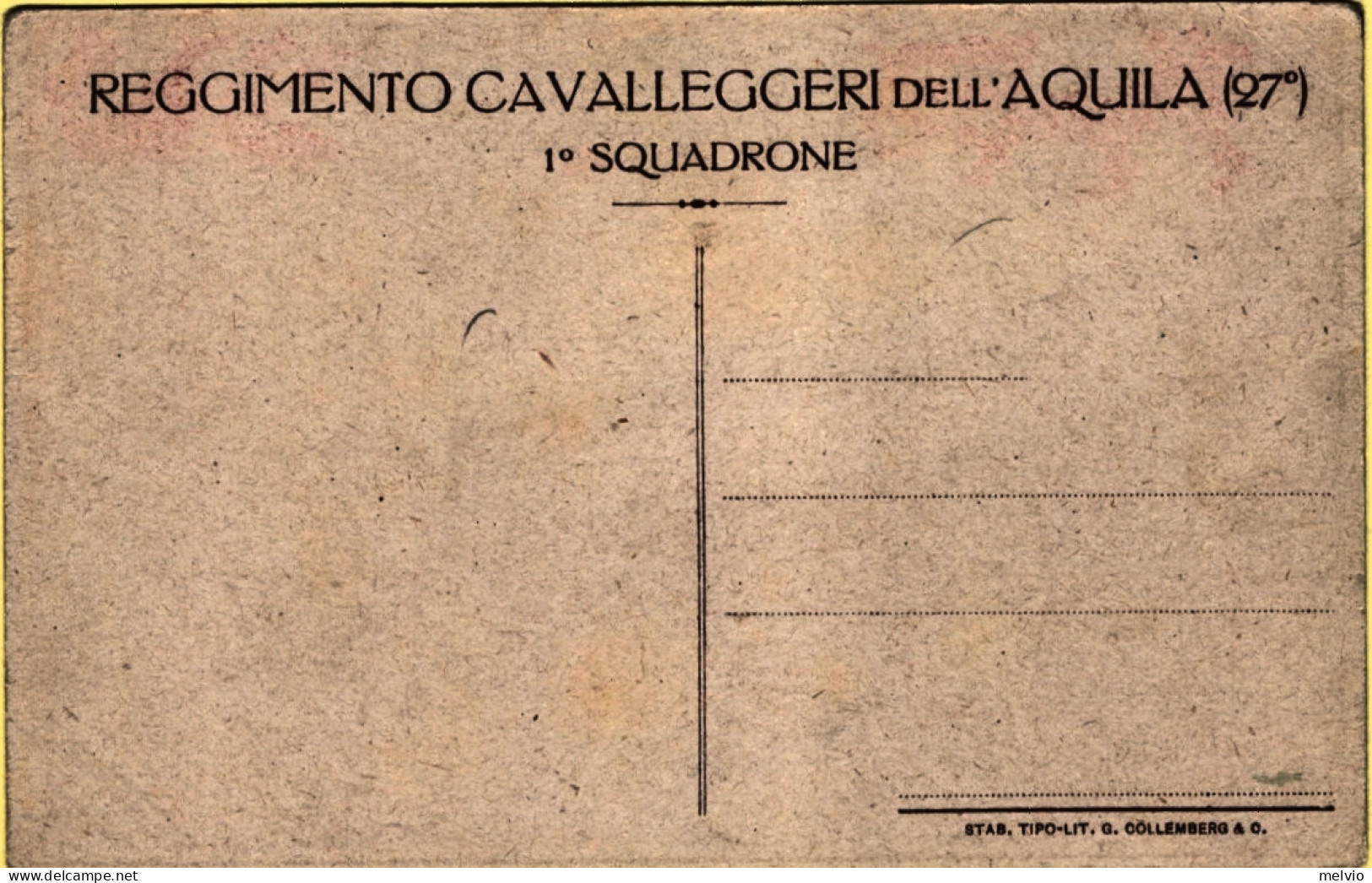 1918-Reggimento Cavalleggeri Dell'Aquila (27^ ) Torneo Ippico Real Favorita - Reggimenti
