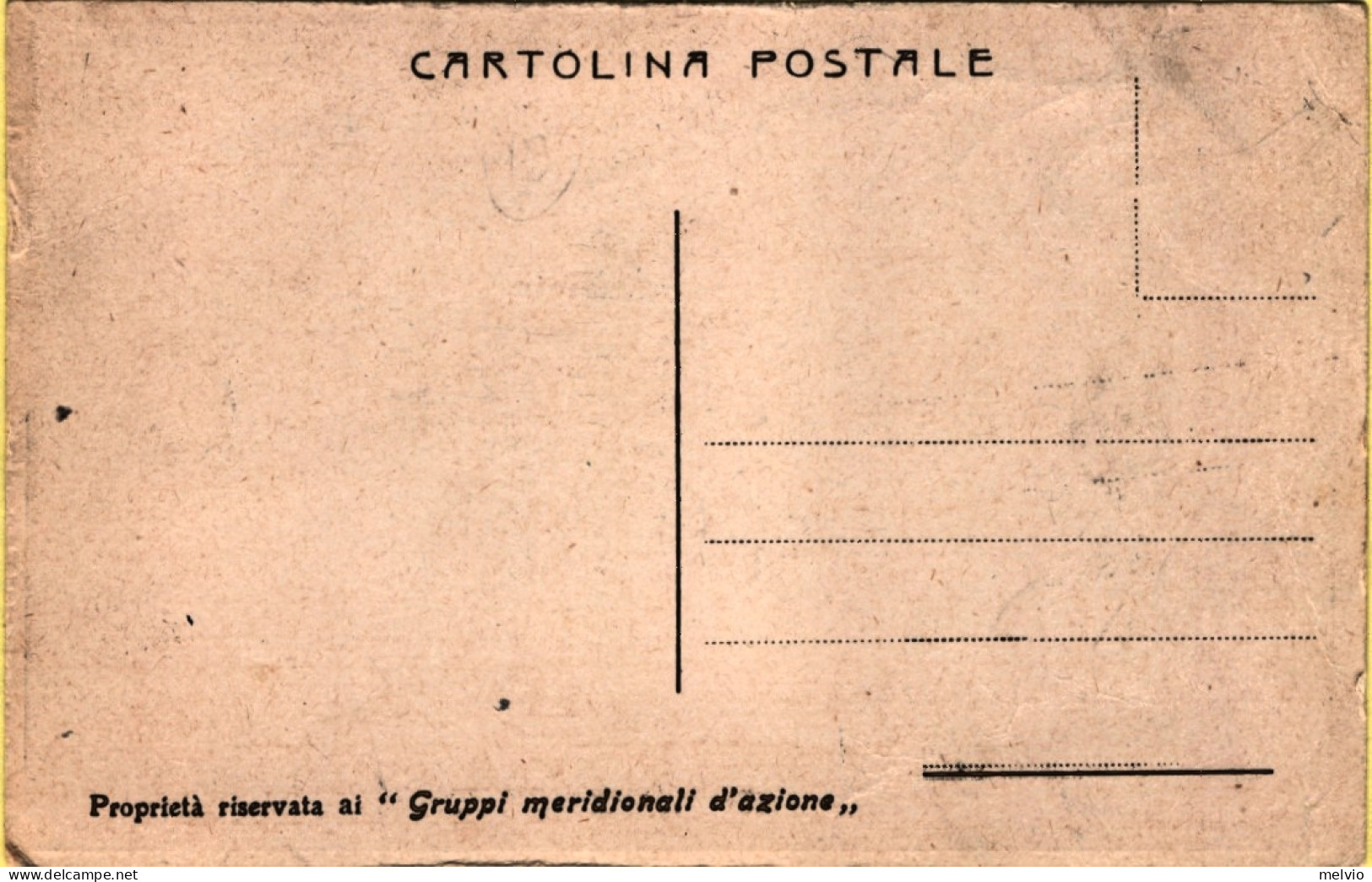 1950circa-Dazi Doganali Protettivi, Redenzione Cartolina A Cura Dei Gruppi Merid - Advertising