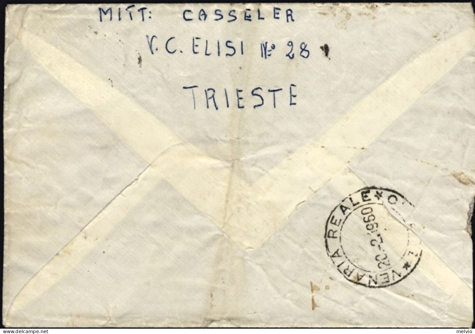 1959-RR Lettera Diretta A Militare Affrancata L.15 Giornata Del Francobollo Isol - 1946-60: Marcofilia