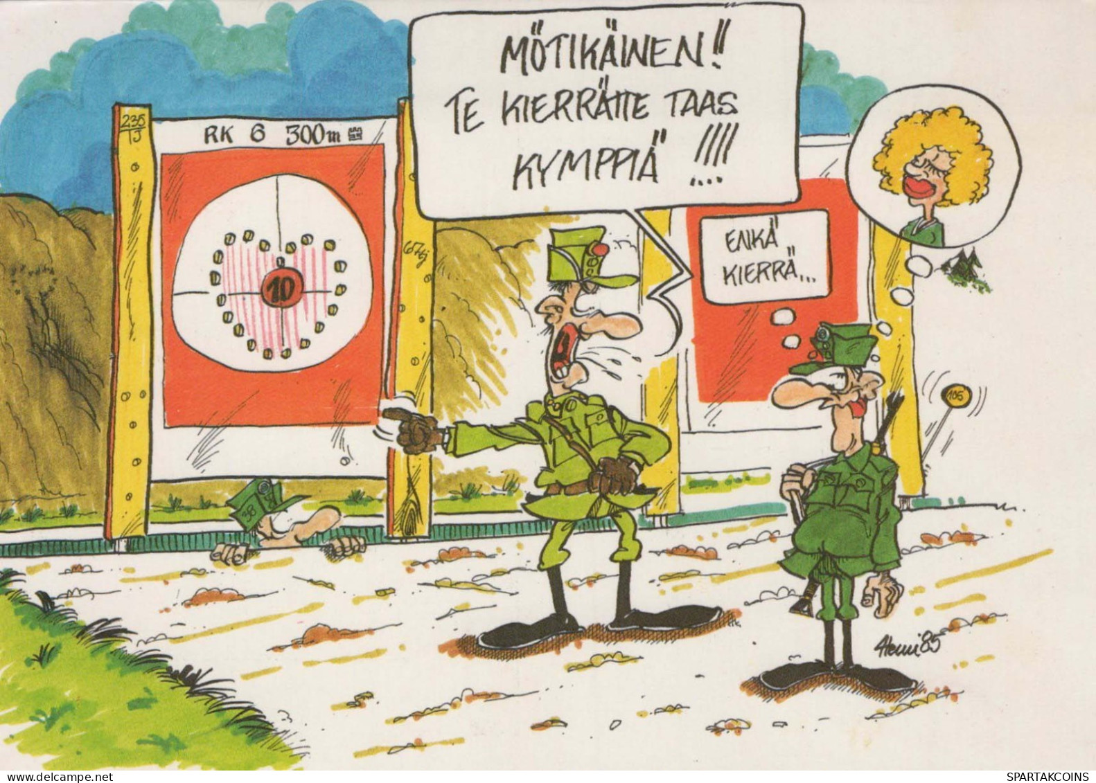 SOLDATS HUMOUR Militaria Vintage Carte Postale CPSM #PBV912.FR - Humor