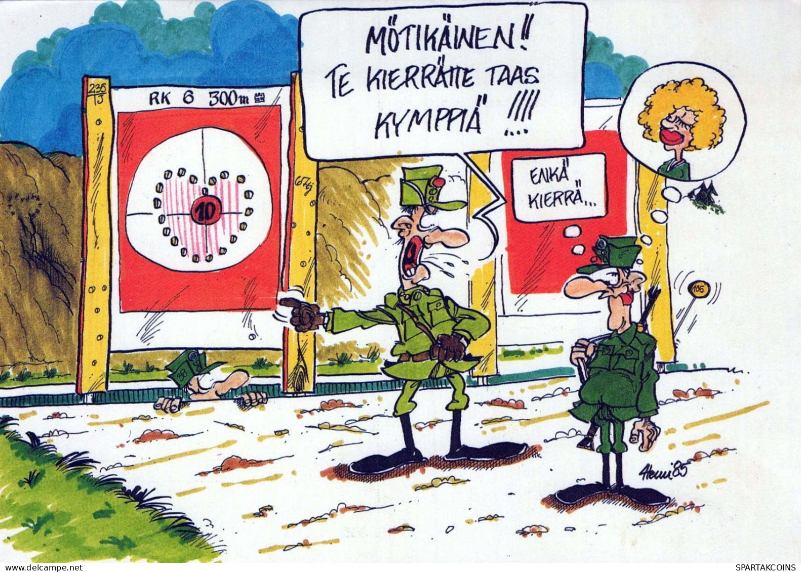 SOLDATS HUMOUR Militaria Vintage Carte Postale CPSM #PBV912.FR - Humorísticas