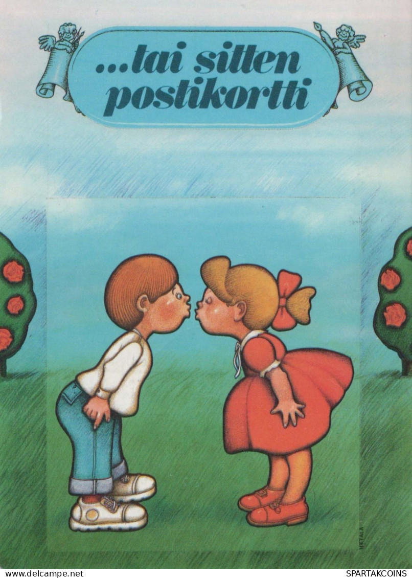 ENFANTS HUMOUR Vintage Carte Postale CPSM #PBV178.FR - Humorous Cards