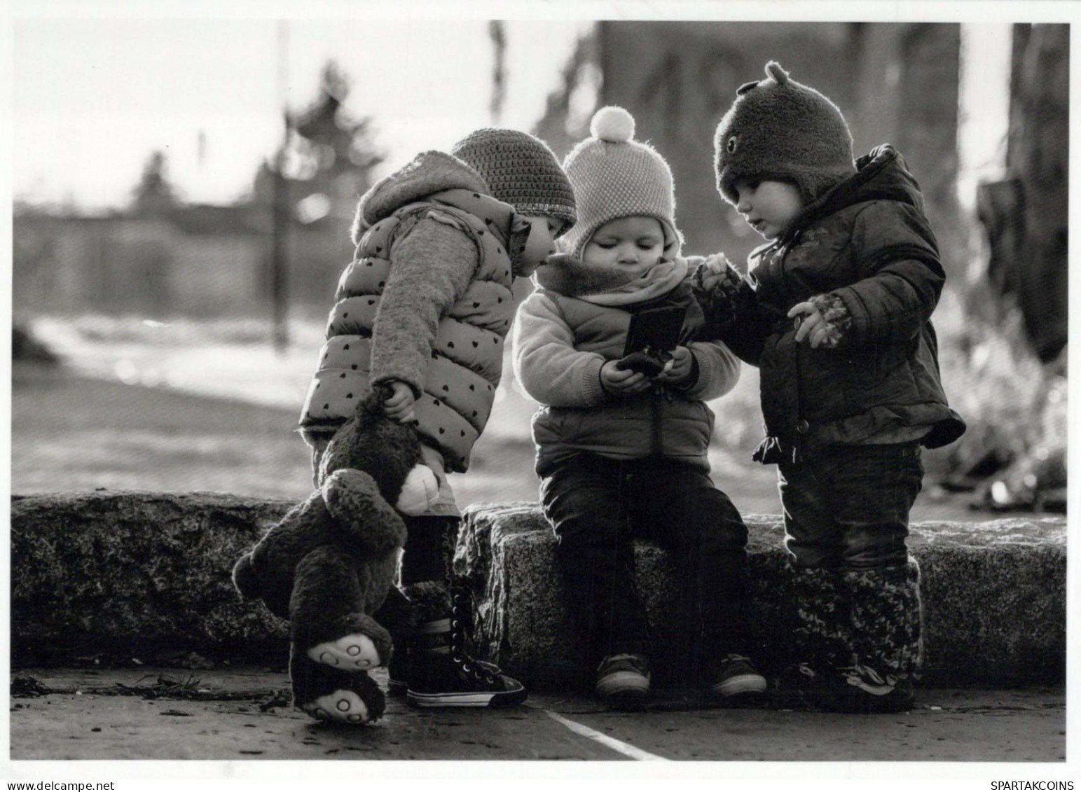 ENFANTS ENFANTS Scène S Paysages Vintage Carte Postale CPSM #PBU314.FR - Szenen & Landschaften