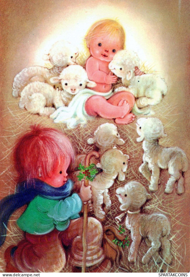 ENFANTS ENFANTS Scène S Paysages Vintage Postal CPSM #PBT270.FR - Scènes & Paysages