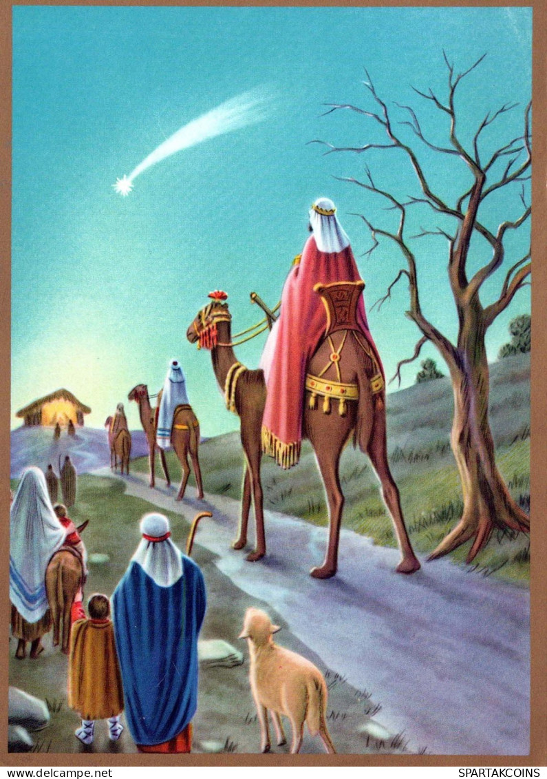 SAINTS ET SAINTES Bébé JÉSUS Christianisme Religion Vintage Carte Postale CPSM #PBP696.FR - Other & Unclassified