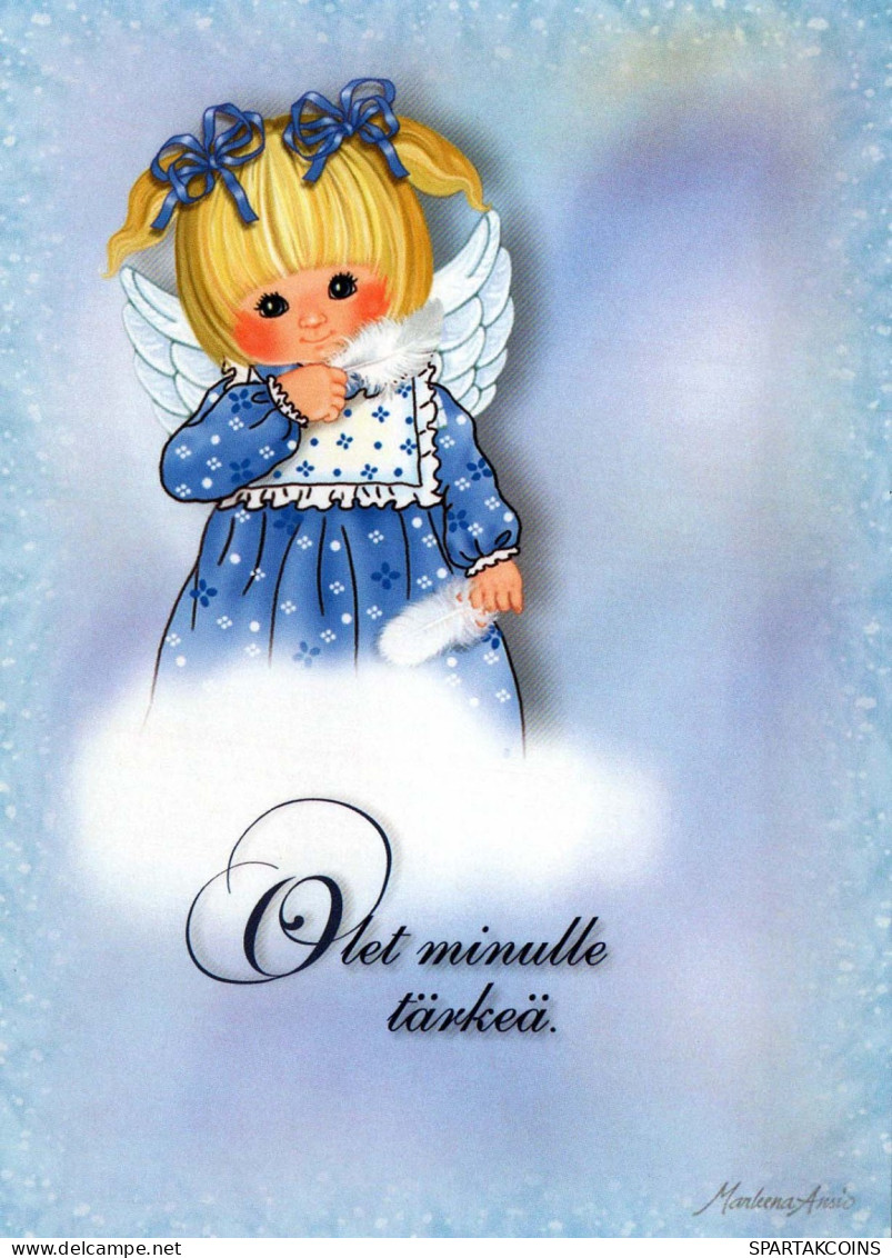 ANGE Noël Vintage Carte Postale CPSM #PBP311.FR - Engel