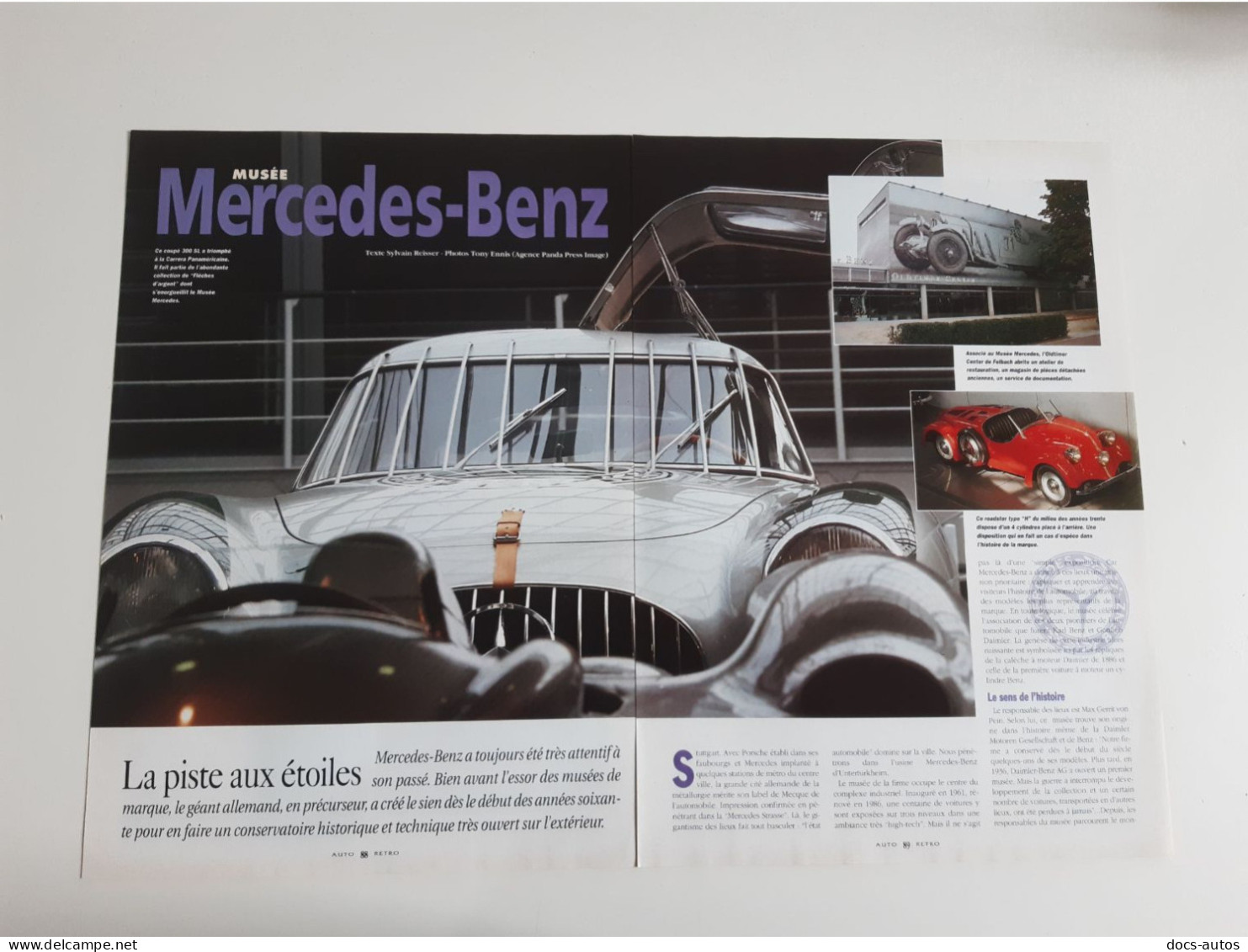 Coupure De Presse Automobile Musée Mercedes Benz - Coches