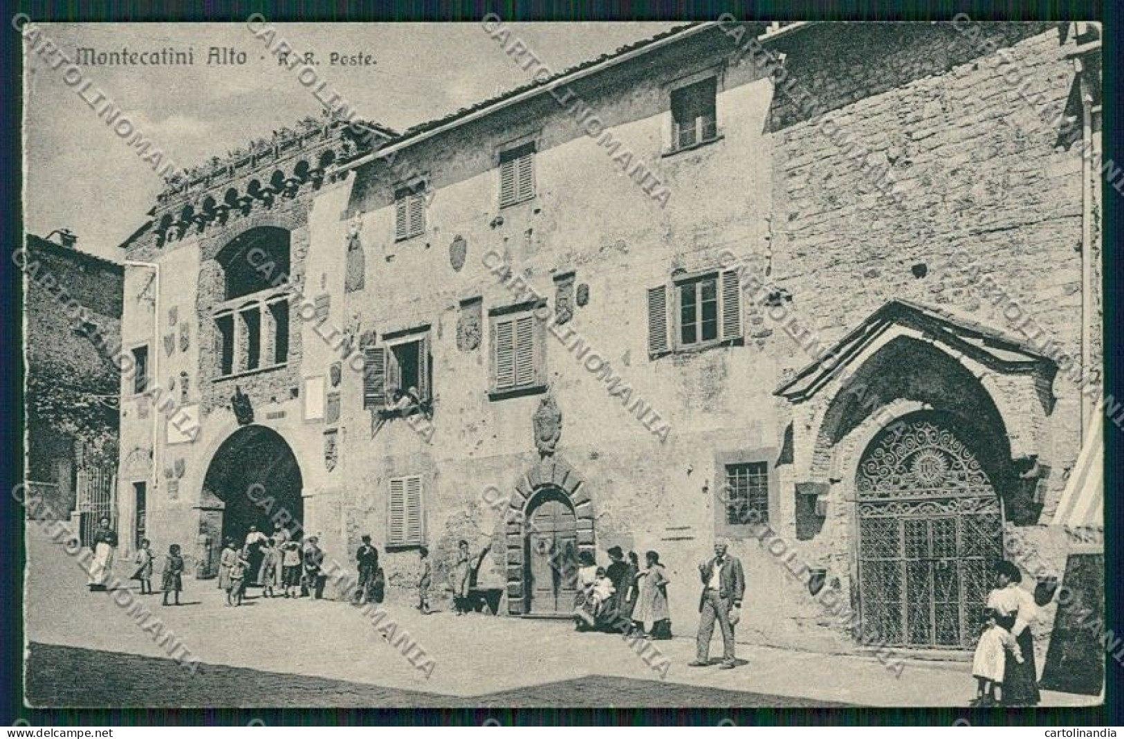 Pistoia Montecatini Poste Cartolina QQ1535 - Pistoia