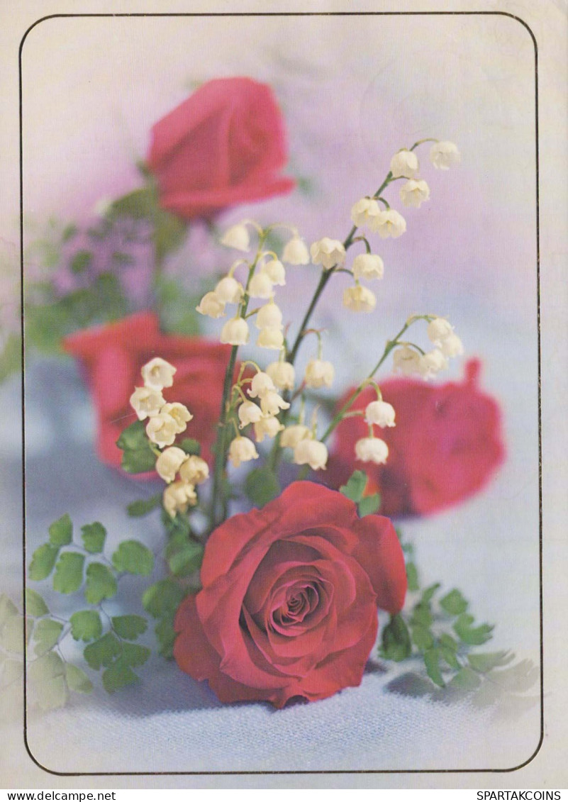 FLEURS Vintage Carte Postale CPSM #PAS534.FR - Fiori