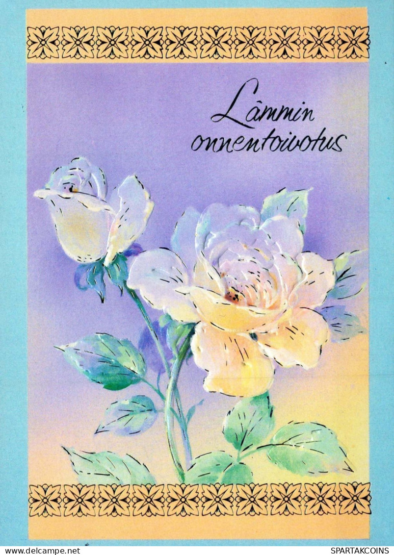 FLEURS Vintage Carte Postale CPSM #PAS234.FR - Fiori