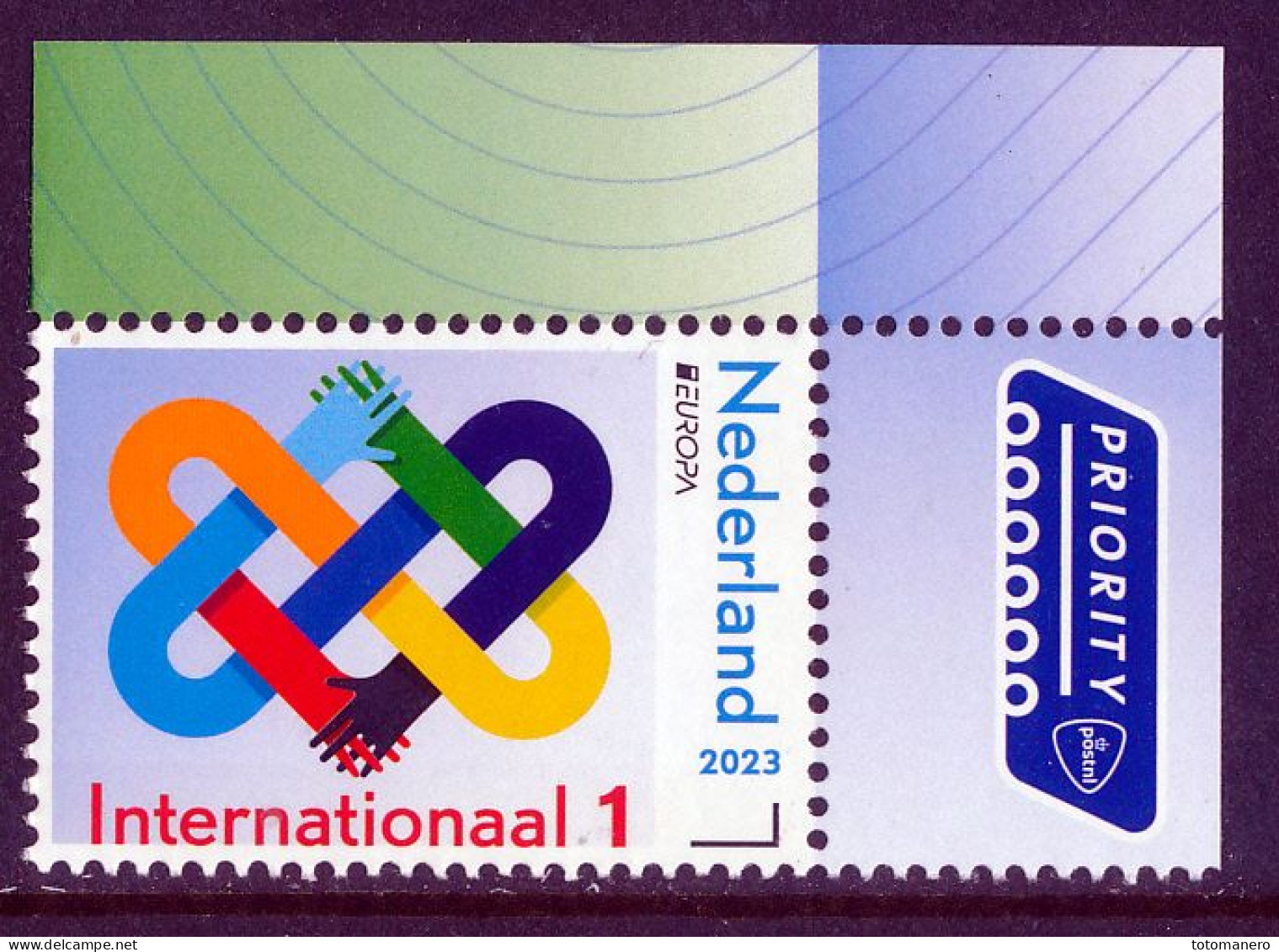 NETHERLANDS/Nederland EUROPA 2023 "Peace, The Highest Value Of Humanity" Set Of 1v** - 2023