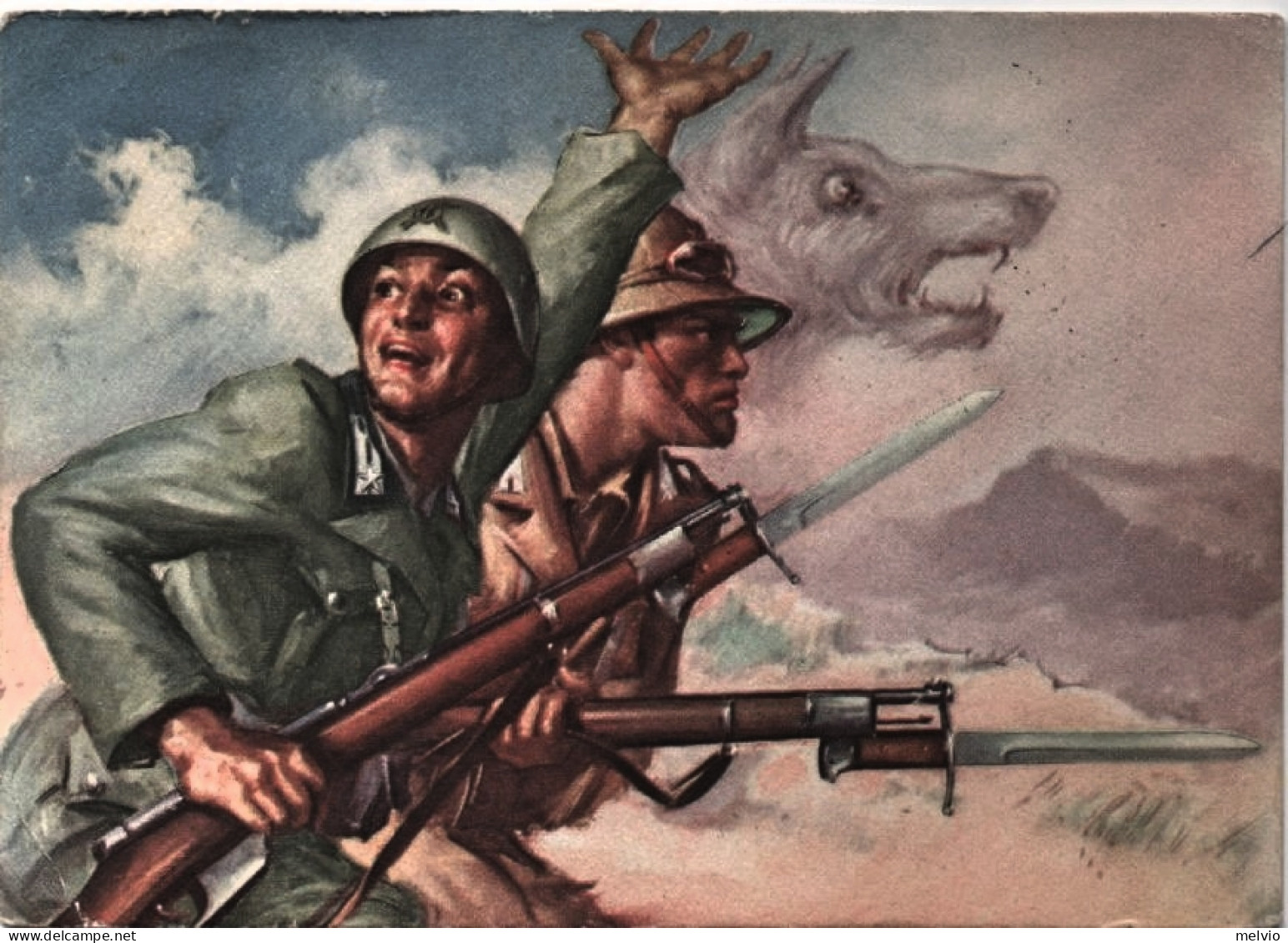 1939-16^ Reggimento Fanteria Savona Lupi Della Sila, "PRONTI AD OGNI BATTAGLIA,  - Patriotiques