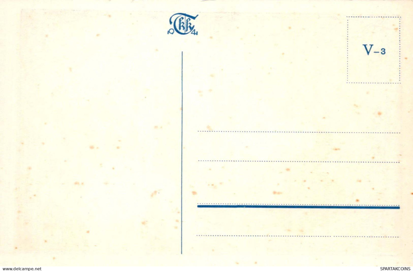 AFFE Tier Vintage Ansichtskarte Postkarte CPA #PKE887.DE - Singes