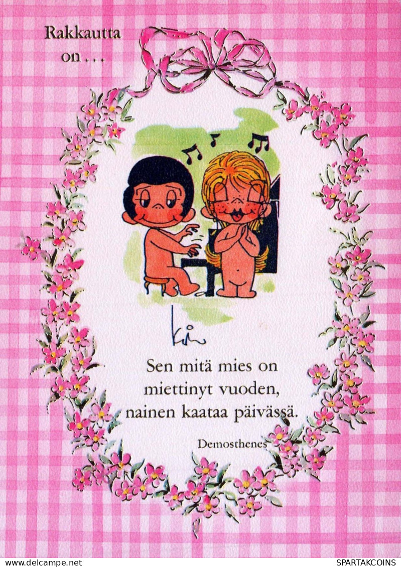 KINDER HUMOR Vintage Ansichtskarte Postkarte CPSM #PBV423.DE - Cartes Humoristiques