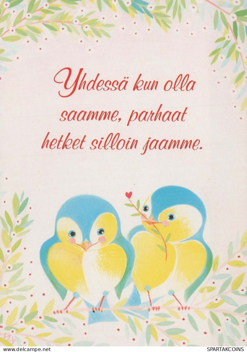 VOGEL Tier Vintage Ansichtskarte Postkarte CPSM #PBR450.DE - Birds