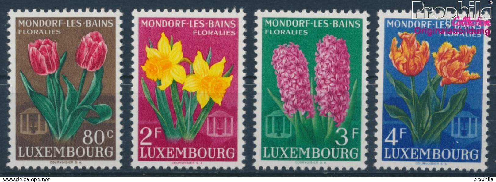 Luxemburg 531-534 (kompl.Ausg.) Postfrisch 1955 Blumenfest (10363398 - Neufs