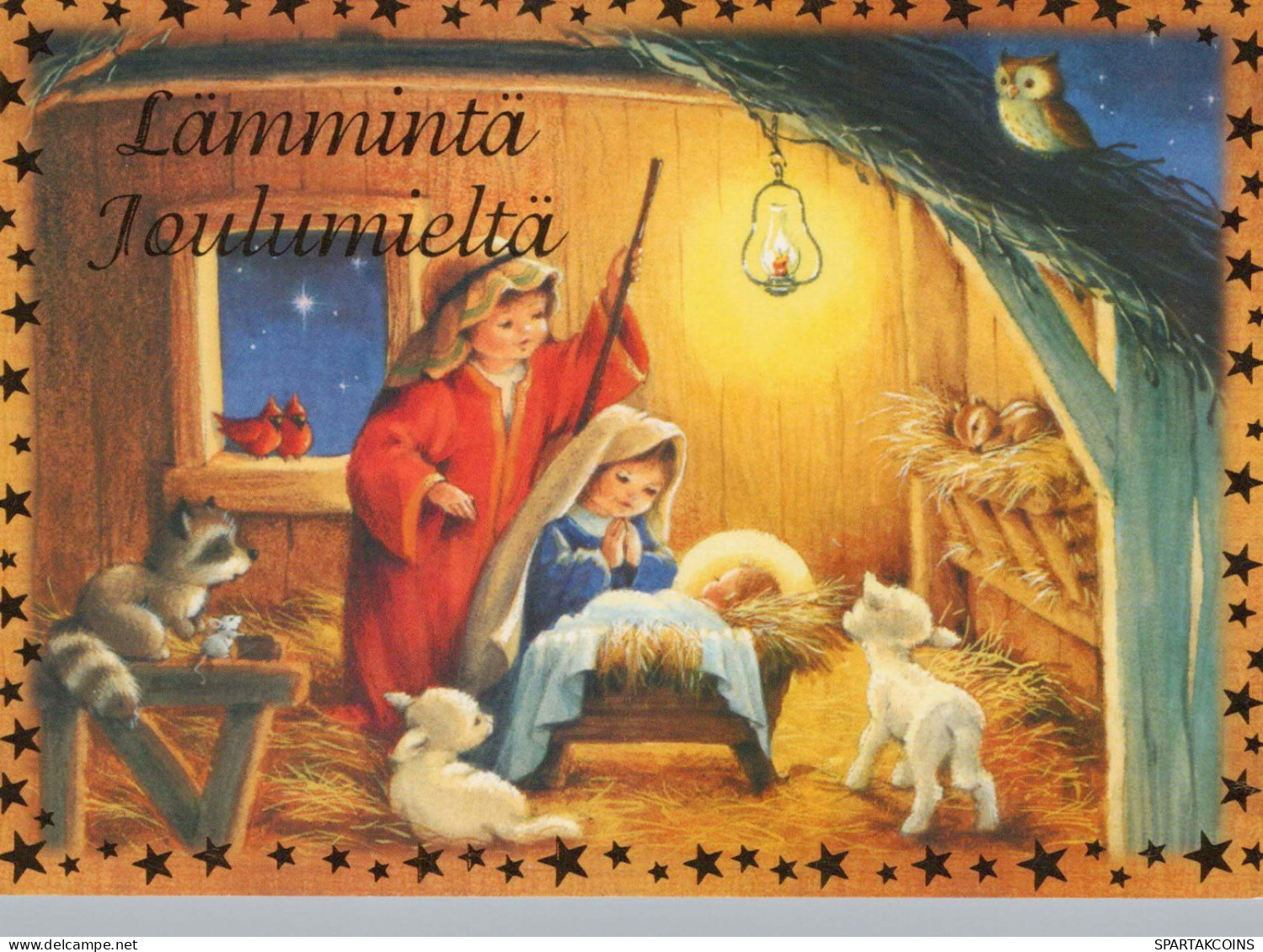 JESUS CHRISTUS Jesuskind Weihnachten Religion Vintage Ansichtskarte Postkarte CPSM #PBP823.DE - Jésus