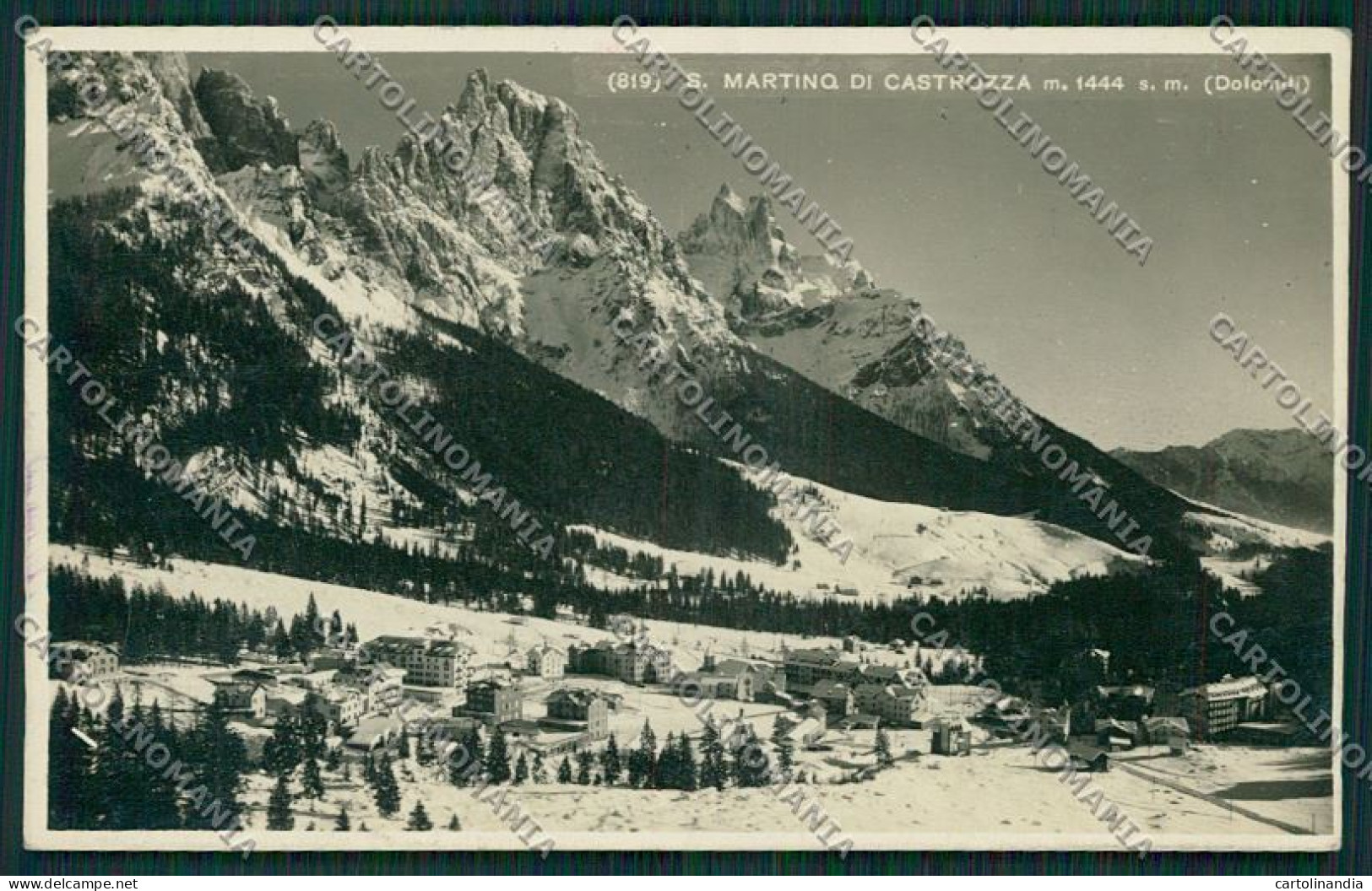 Trento San Martino Di Castrozza Foto Cartolina ZC2449 - Trento